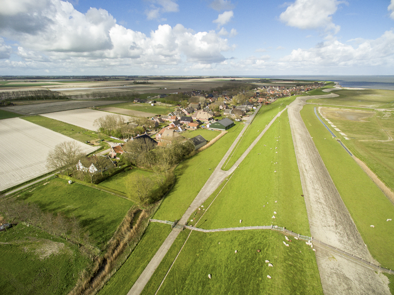 Lauwersstate in vogelvlucht