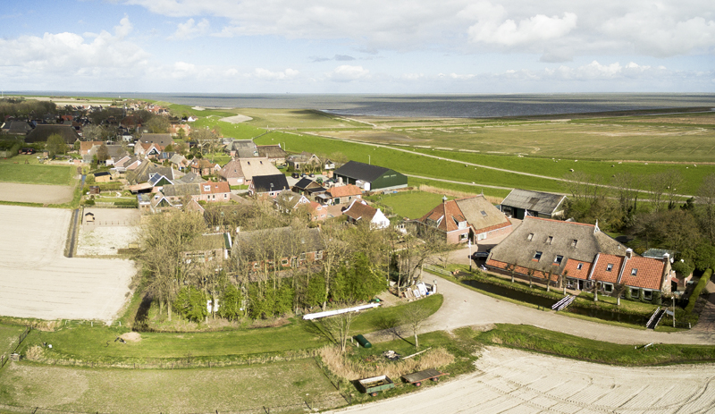 Lauwersstate in vogelvlucht